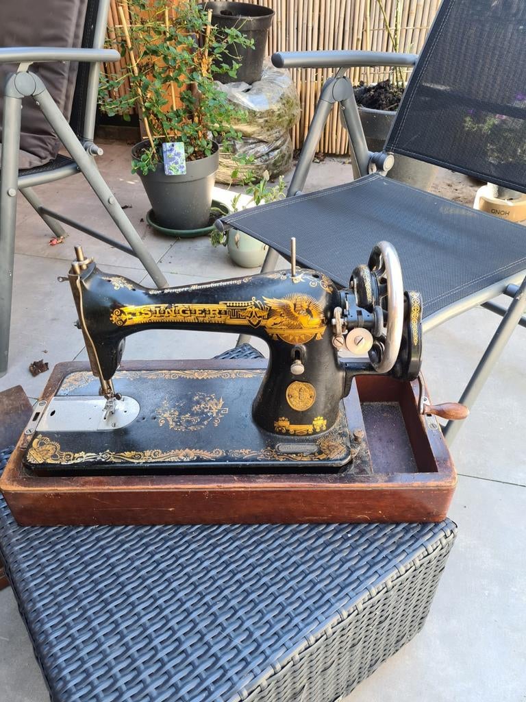 Antieke Singer Naaimachine, Ophalen of Verzenden