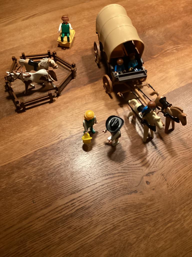 Playmobil  Huifkar +extra,s, Ophalen, Gebruikt