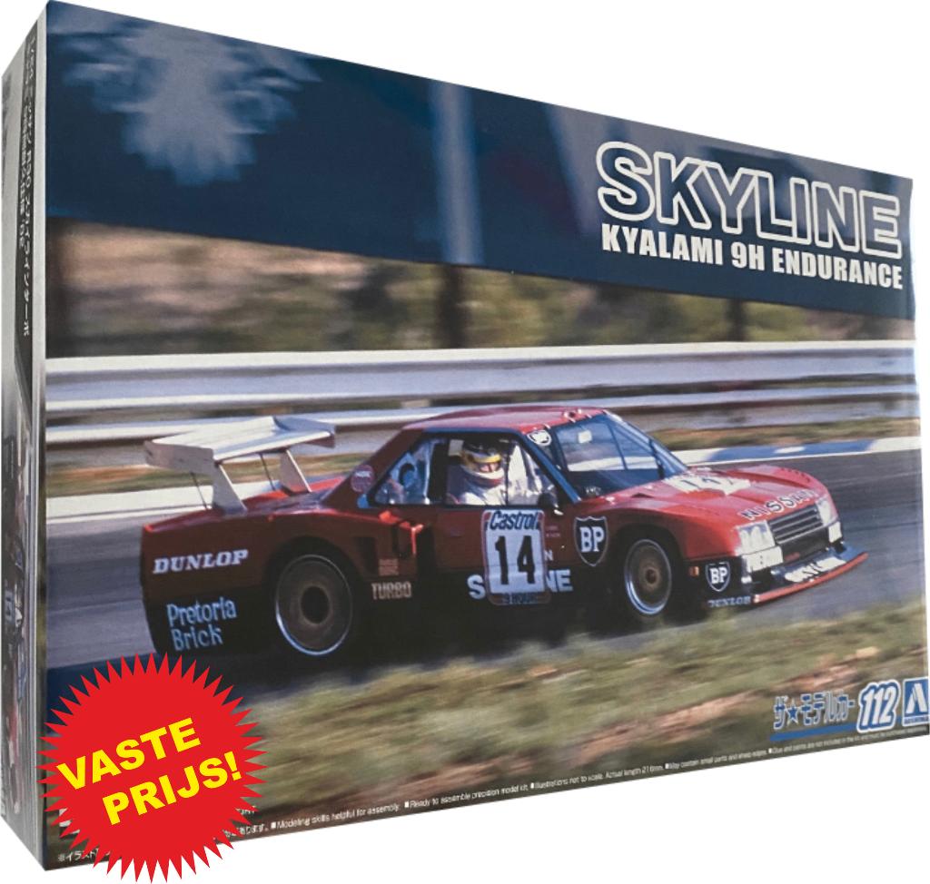 Nissan Skyline Kyalami 9th Endurance (Aoshima 05748) 1/24, Overige merken, Auto, Groter dan 1:32, Nieuw