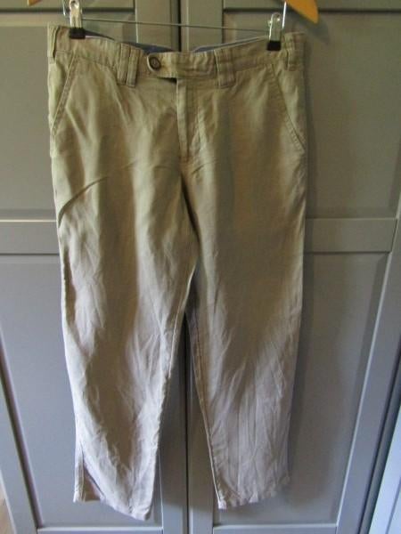 G537 Canda mt 48 broek beige linnen, Kleding | Heren, Beige, Nieuw, Canda, Verzenden