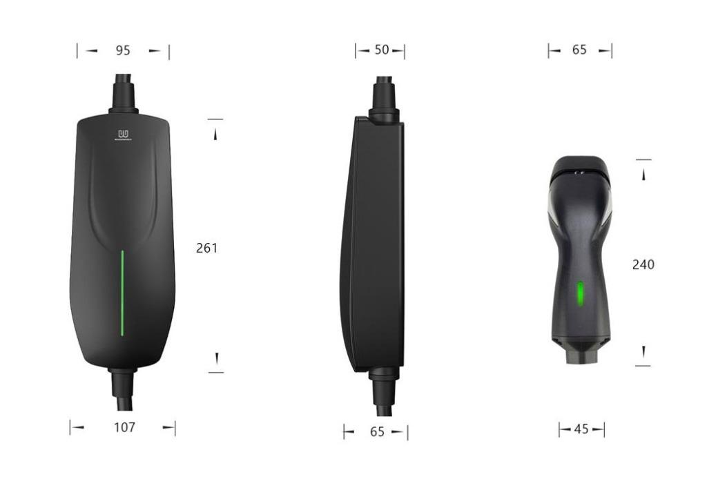 Mobiele 3 fase EV elektrische auto lader 380 volt- 11kW, Verzenden, Nieuw, Laadkabel