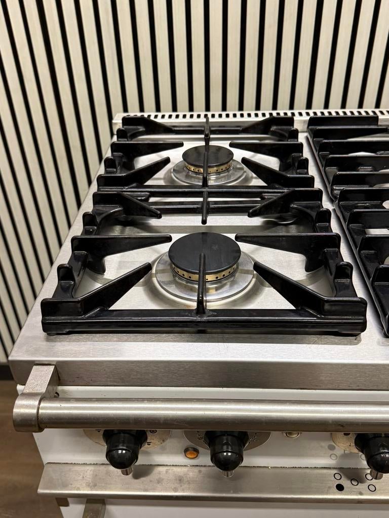 Luxe Falcon Fornuis wit met 5 pits & 2 ovens 110 cm, Witgoed en Apparatuur, Fornuizen, Fornello Esperta, Ophalen of Verzenden