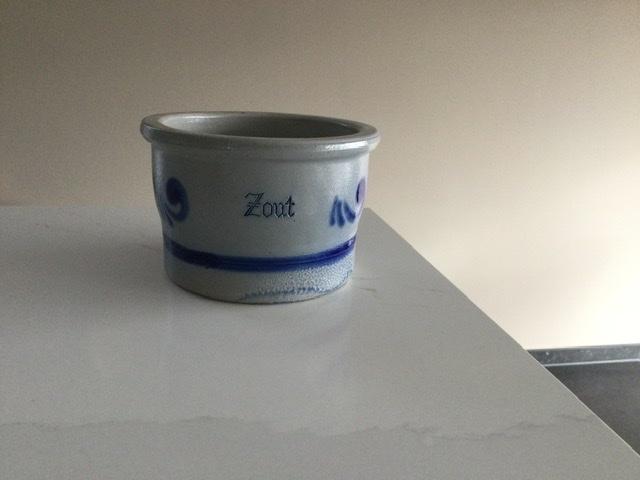 Vintage zoutpot, Ophalen, Gebruikt