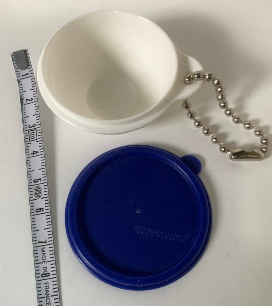 Miniatuur Tupperware Sleutelhanger VINTAGE mini, Ophalen of Verzenden, Zo goed als nieuw, Overige typen
