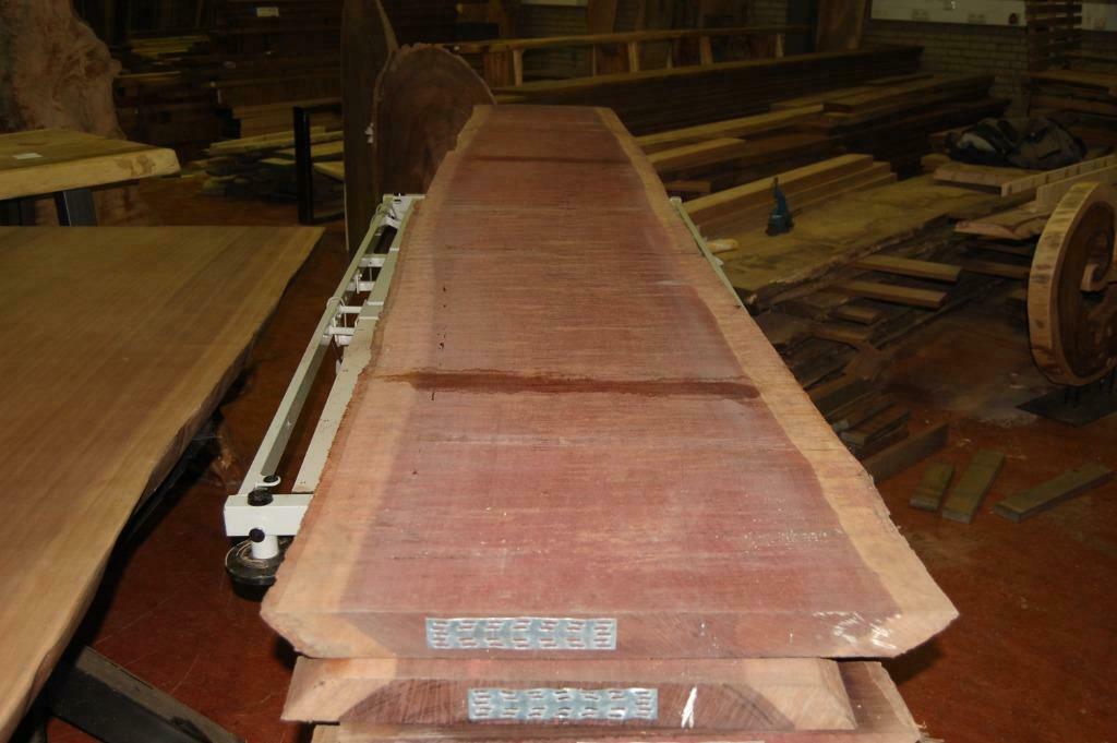 suar Teak eettafel uniek waterval boogtafel, Ophalen, Teakhout, Nieuw, 50 tot 100 cm