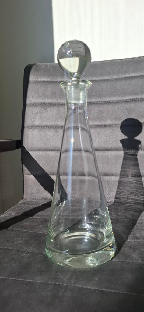 Glazen Karaf met Stop, Ophalen, Gebruikt, Overige kleuren, Glas
