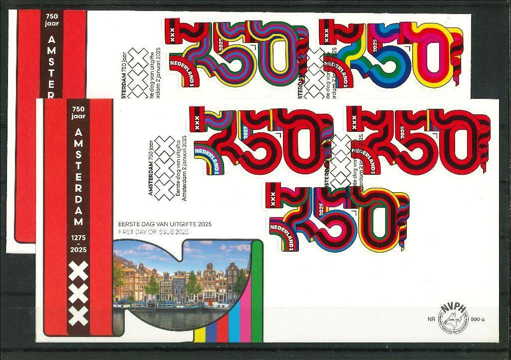 Nederland First Day Covers jaargang 2025 compleet, Postzegels en Munten, Postzegels | Eerstedagenveloppen, Onbeschreven, Nederland