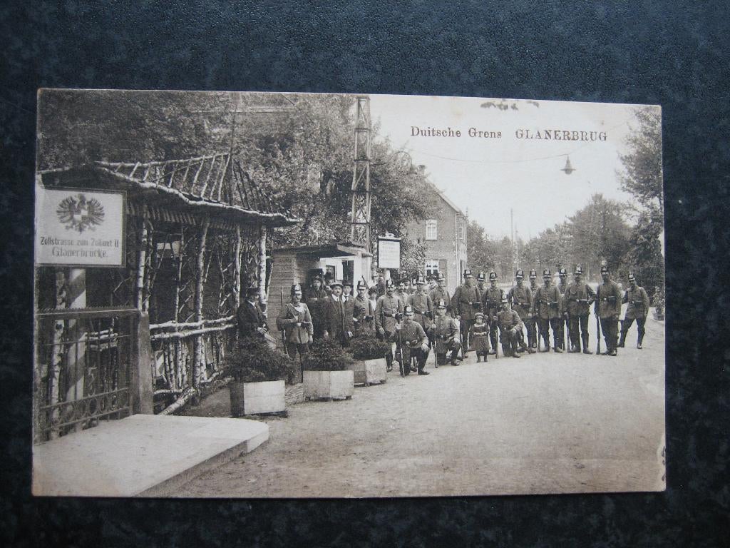 GLANERBRUG Duitsche grens 1918, Ophalen of Verzenden, Voor 1920, Overijssel