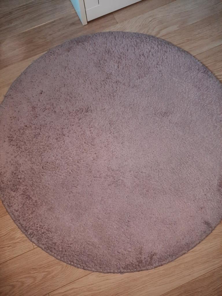 Ronde vloerkleed, Gebruikt, Rond, Ophalen of Verzenden, 100 tot 150 cm