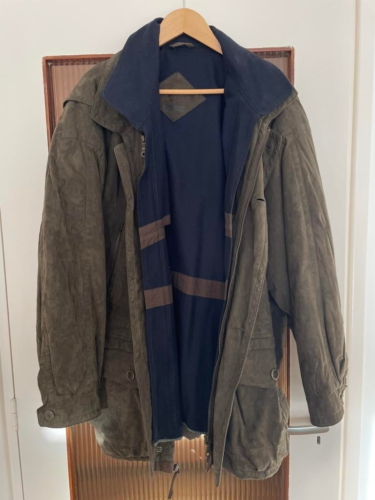 Heren winterjas (gevoerd), Ophalen of Verzenden, Zo goed als nieuw, Maat 48/50 (M), Bruin