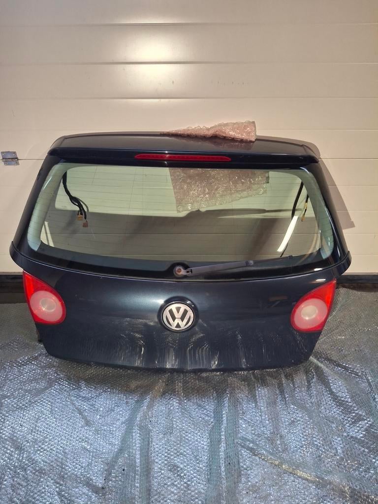 Achterklep Volkswagen golf 5 LC5F blauw., Ophalen, Gebruikt, Achterklep, Volkswagen