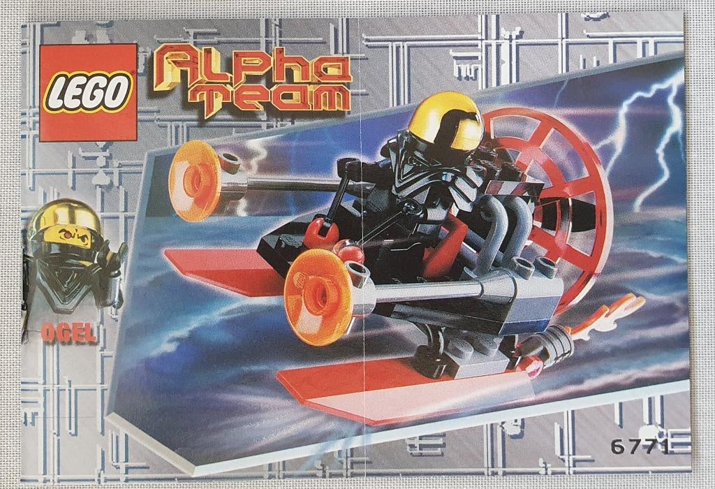 6771 Lego Alpha Team Ogel Command Striker, Ophalen of Verzenden, Zo goed als nieuw, Complete set, Lego