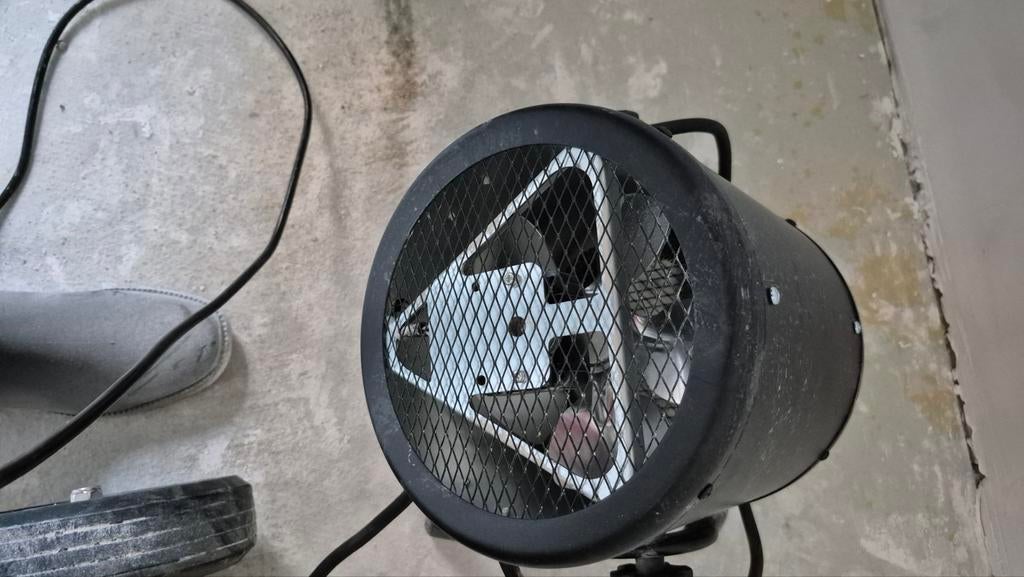 HBM elektrische heater ophalen in Malden., Ophalen, Zo goed als nieuw, Ventilator