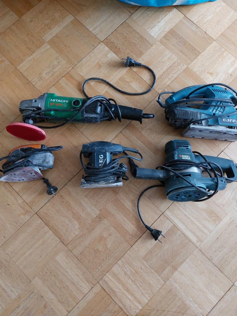 Diverse Schuurmachines - Gebruikt, Doe-het-zelf en Verbouw, Gereedschap | Schuurmachines, Gebruikt, Excentrische schuurmachine