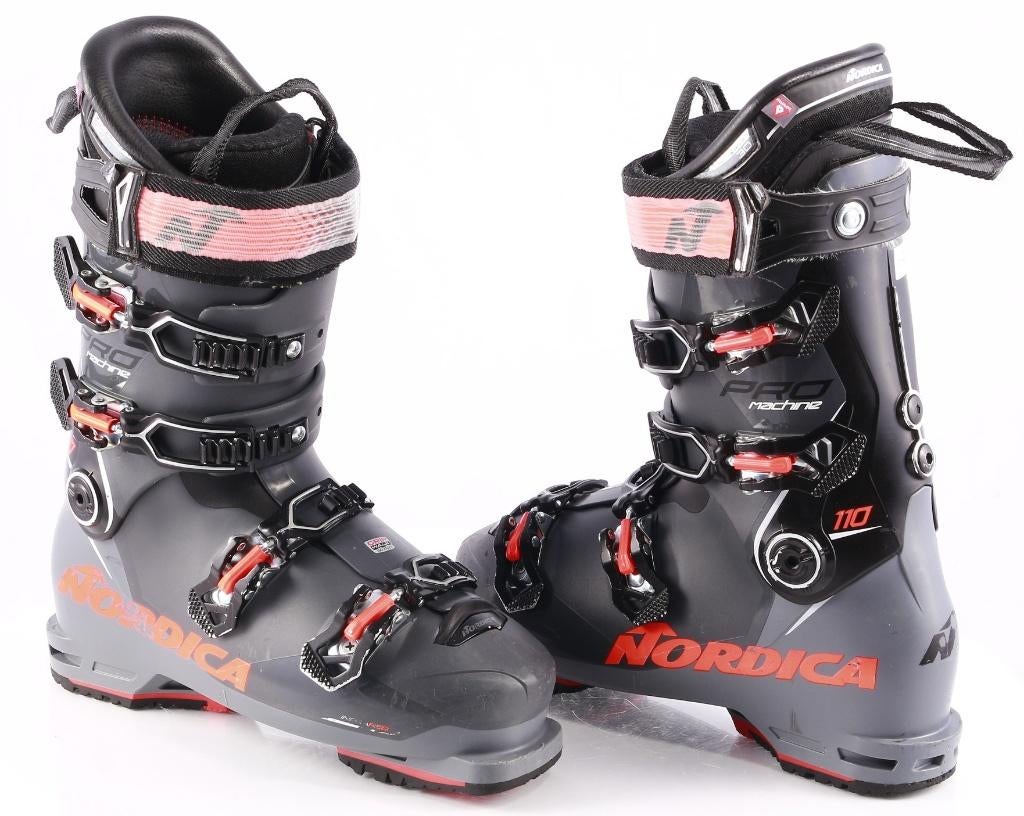 42 42,5 44,5 45 EU skischoenen NORDICA PRO MACHINE 110 2022, Sport en Fitness, Skiën en Langlaufen, 160 tot 180 cm, Gebruikt, Schoenen