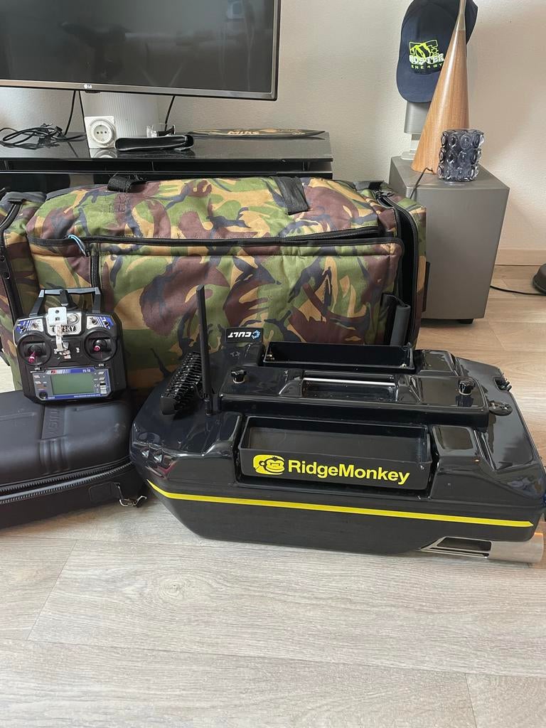 Voyager voerboot met Deeper Pro+ - Nieuwstaat!, Watersport en Boten, Hengelsport | Karpervissen, Ophalen of Verzenden, Zo goed als nieuw