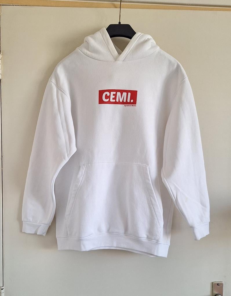Witte hoodie Cemi (Celine & Michiel) maat 152, 158, 164, Meisje, Trui of Vest, Cemi, Ophalen of Verzenden