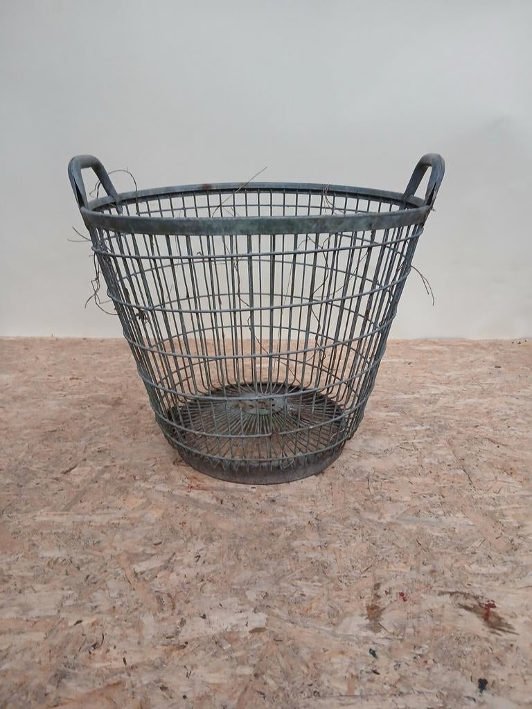 Vintage Tuinmand  oogstmand Plantenmand - Diameter 42 cm, Gebruikt, Onbekend, Ophalen of Verzenden, Onbekend