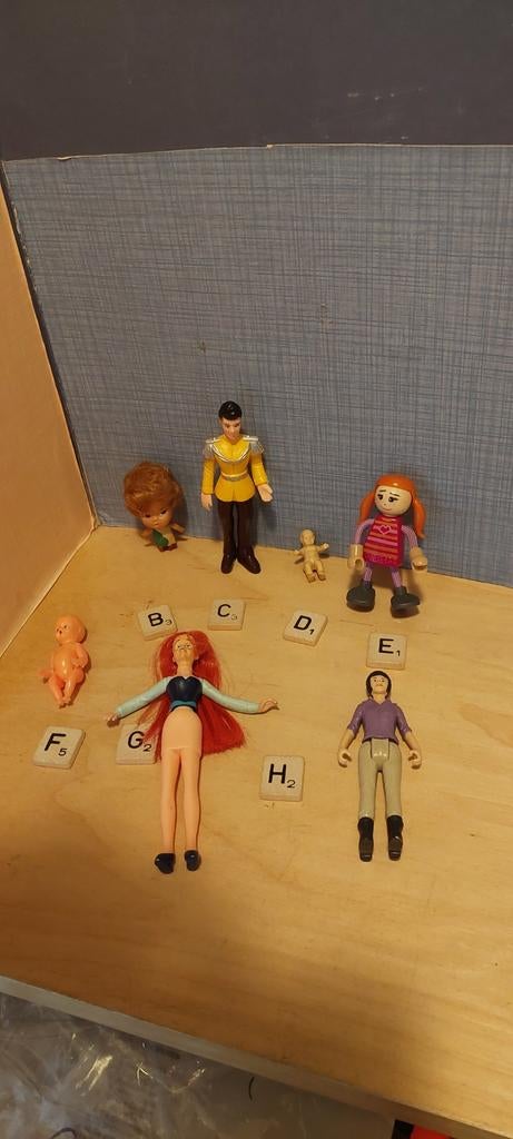 Popjes per stuk voor poppenhuis, Ophalen of Verzenden, Zo goed als nieuw, Poppenhuis