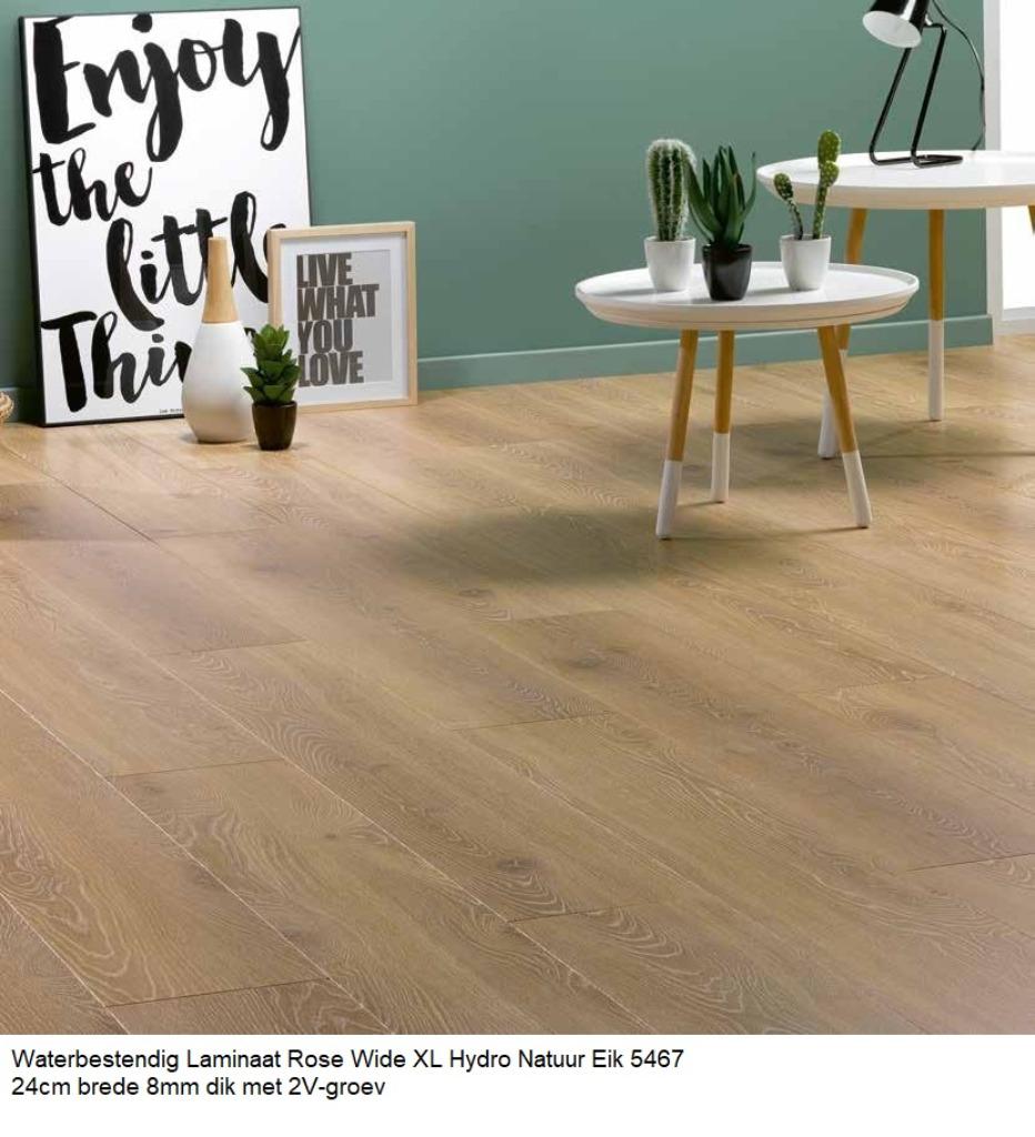 103m2 Waterbestendig Hydro laminaat Sand  Oak 42pak = €1750, Waterbestendig Hydro Laminaat natuur eiken, Nieuw, Ophalen of Verzenden