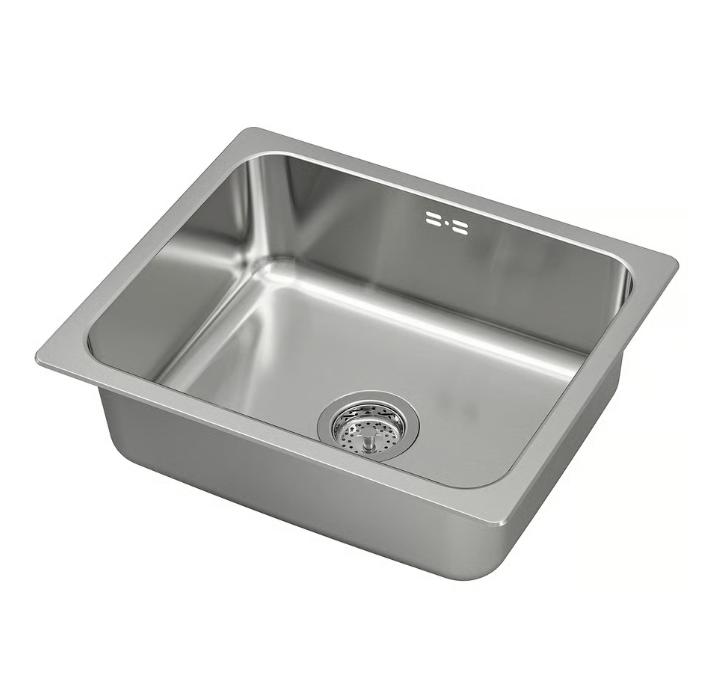 IKEA HILLESJÖN inbouwspoelbak – nieuw in verpakking, Huis en Inrichting, Ophalen, Nieuw, 50 tot 100 cm, Minder dan 100 cm