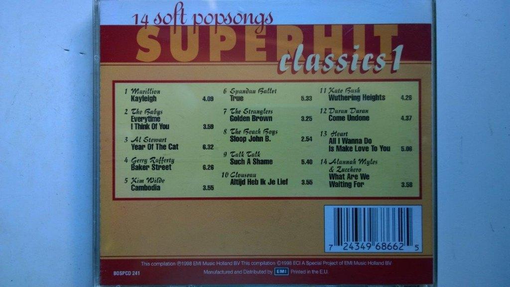 Superhit Classics 1, Ophalen of Verzenden, Zo goed als nieuw, Pop