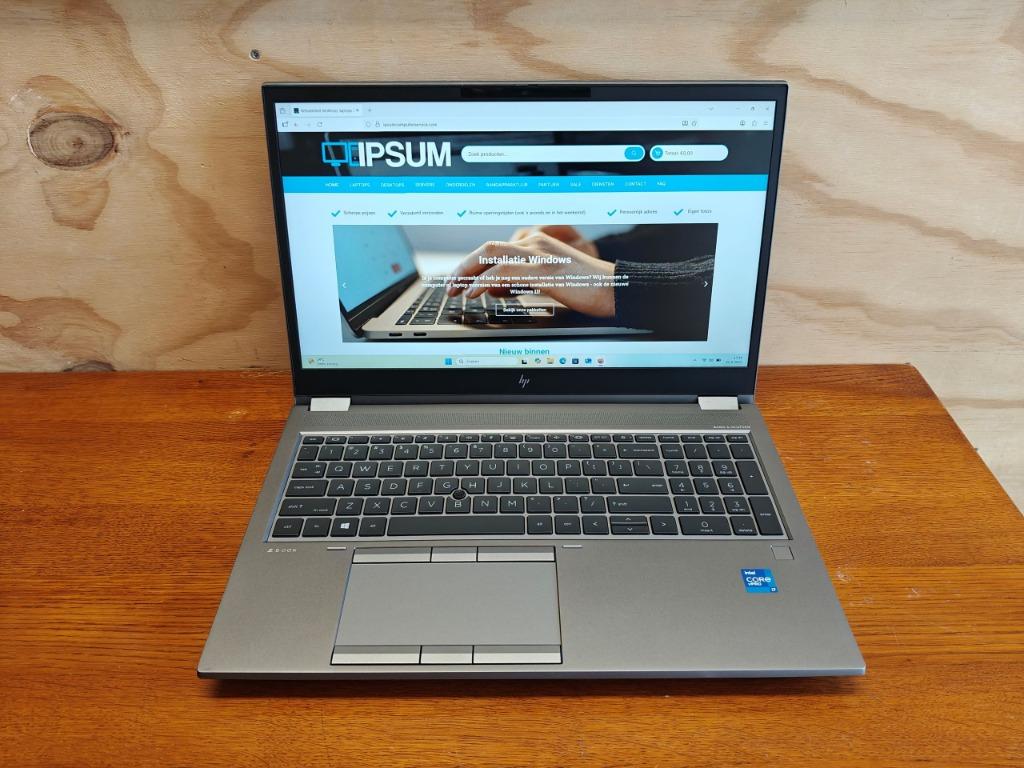 HP Zbook Fury 15 G8 | i7 11850H | 32gb DDR4 | 500gb SSD |.., Computers en Software, Windows Laptops, Refurbished, 15 inch, SSD