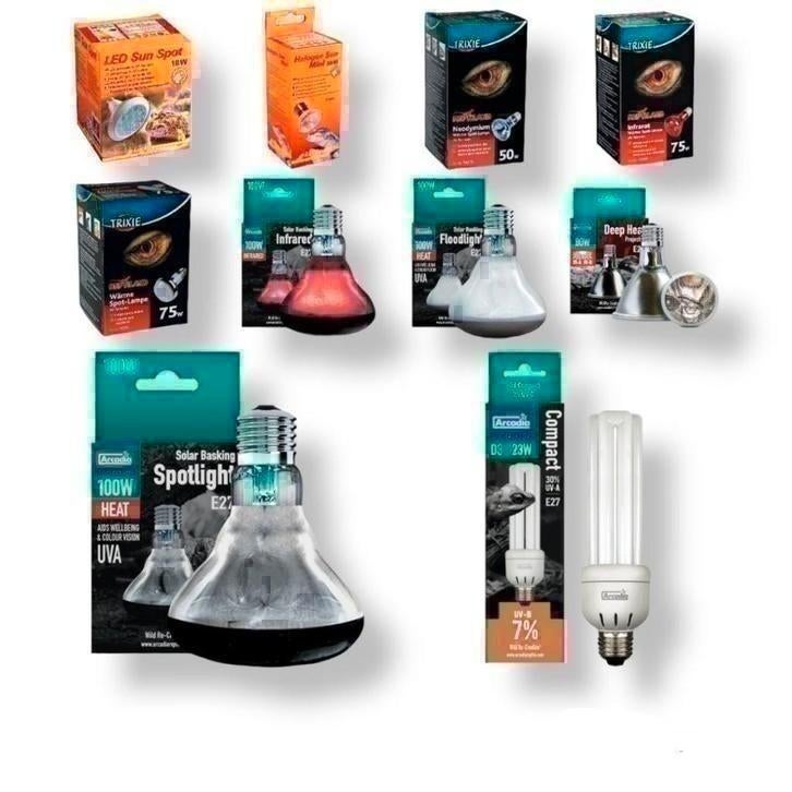 4. Reptiel verlichting Warmtelampen, led, uv, reflector enz., Dieren en Toebehoren, Ophalen of Verzenden, Nieuw, Verlichting