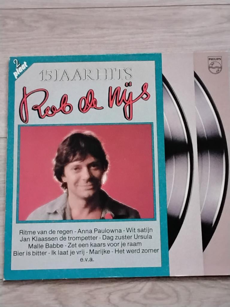 Rob de Nijs, dubbelelpee, 15 jaar hits, zie de foto's, Ophalen, Zo goed als nieuw, Overige formaten