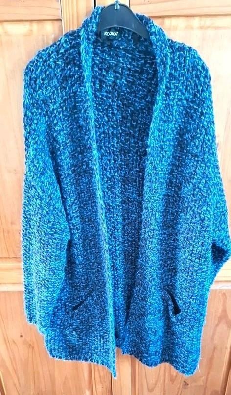 Echt heel mooi blauw/donkerblauw Kookaï damesvest - Maat 44, Kookaï, Blauw, Maat 42/44 (L), Ophalen of Verzenden