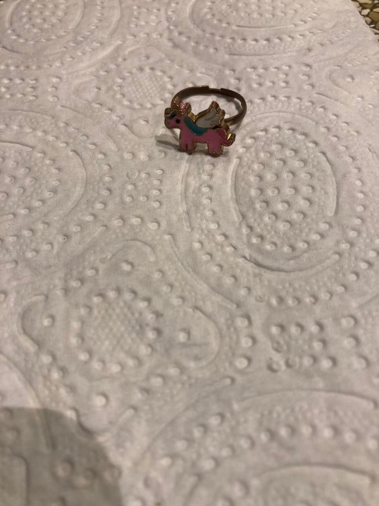 Ring unicorn, Ophalen of Verzenden, Zo goed als nieuw, Zilver, Dame