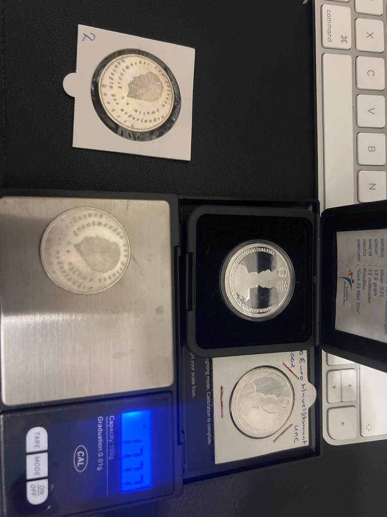 4x 10 euro munten (Huwelijk & Geboorte) onder zilverwaarde, Postzegels en Munten, Munten | Europa | Euromunten, Overige landen