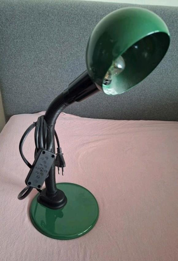 Brilliant Groene bureaulamp space age, Ophalen