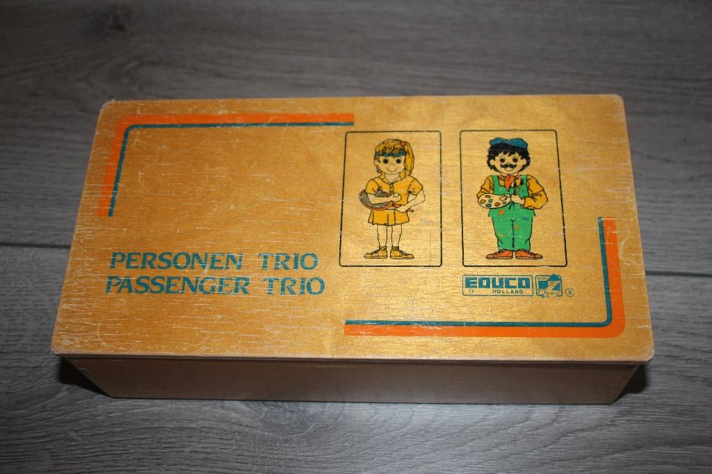 Educo Personen trio - ontwikkelingsmateriaal - Montessori, Ophalen of Verzenden, Zo goed als nieuw, Taal en Lezen