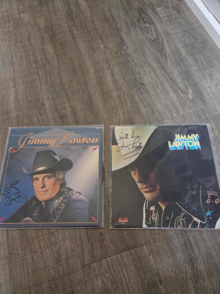 2 Country LP's Gesigneerd - Goede Staat, Ophalen of Verzenden, Gebruikt, 12 inch