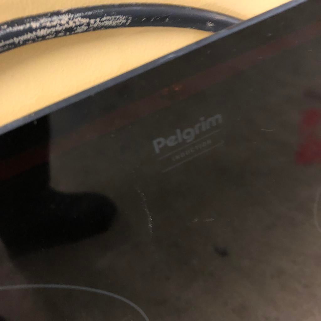 Glasplaat inductiekookplaat Pelgrim ik0064, Ophalen, Gebruikt, Overige materialen
