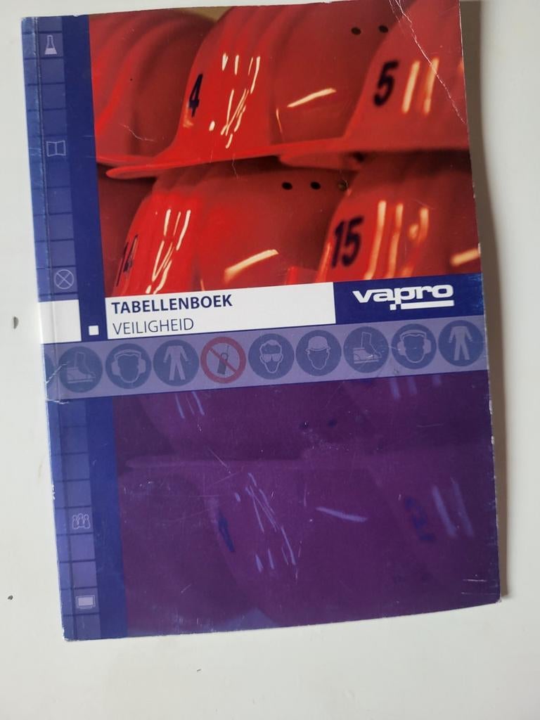 TABELLENBOEK
VEILIGHEID


vapro, Boeken, Studieboeken en Cursussen, Ophalen of Verzenden, Beta, Zo goed als nieuw, MBO