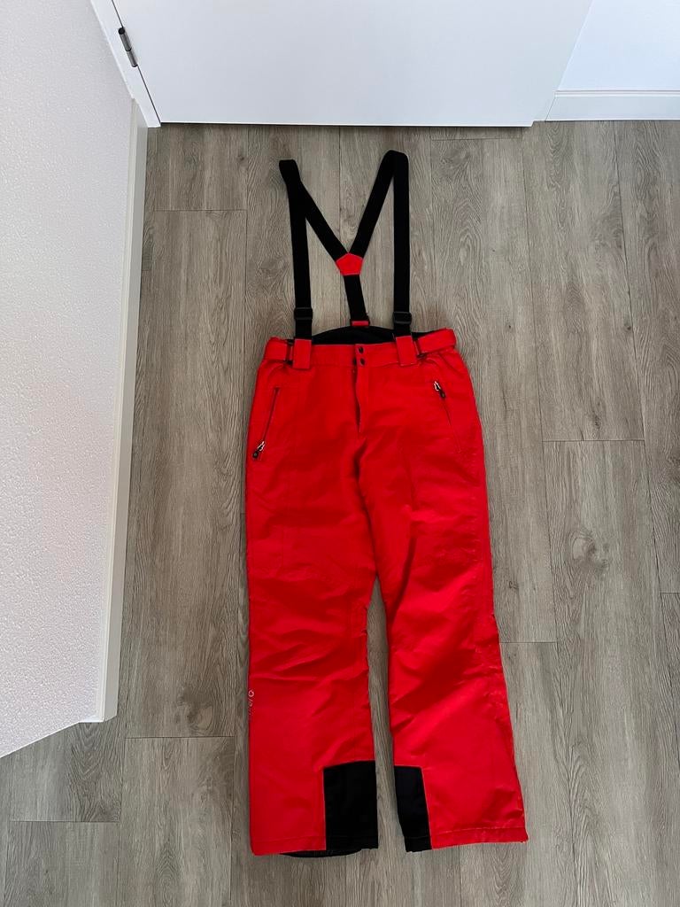 Skibroek Rood maat L / D52 van Etirel, Kleding | Heren, Wintersportkleding, Ophalen, Zo goed als nieuw, Maat 52/54 (L), Broek