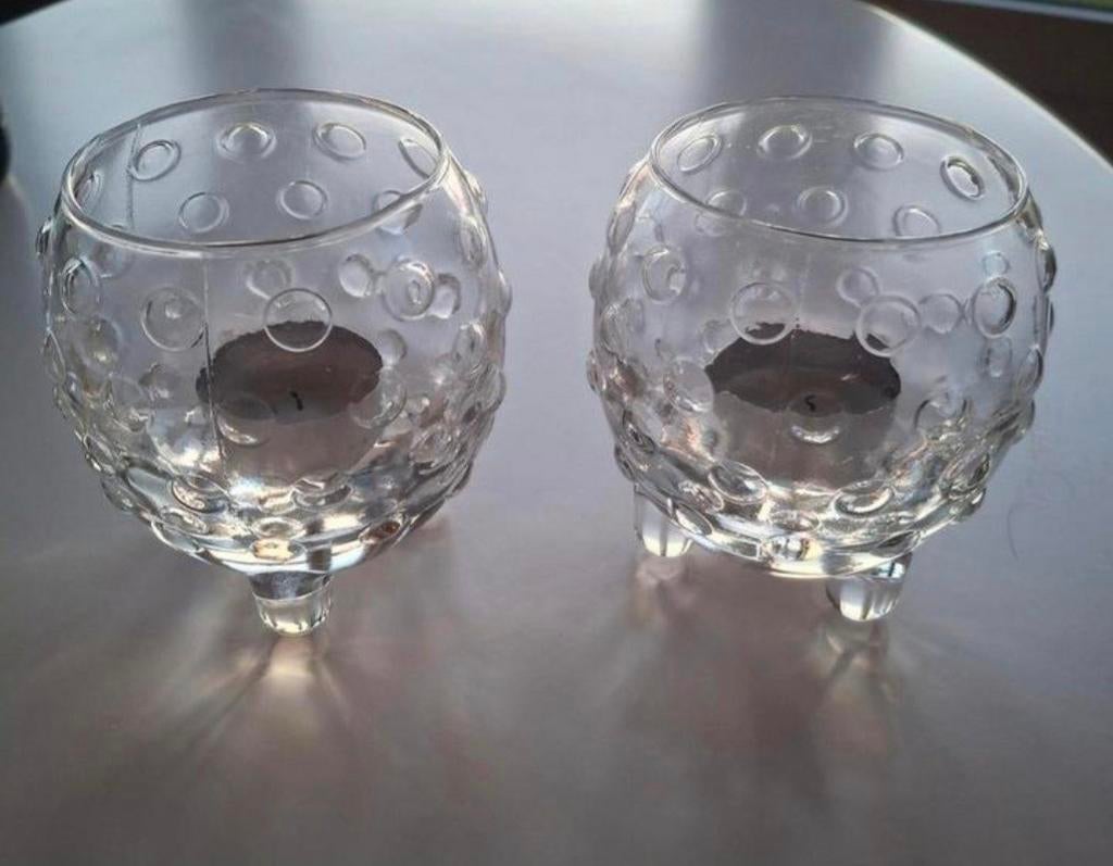 4 Iittala waxinelichten type Major., Ophalen of Verzenden, Zo goed als nieuw, Overige materialen, Minder dan 25 cm