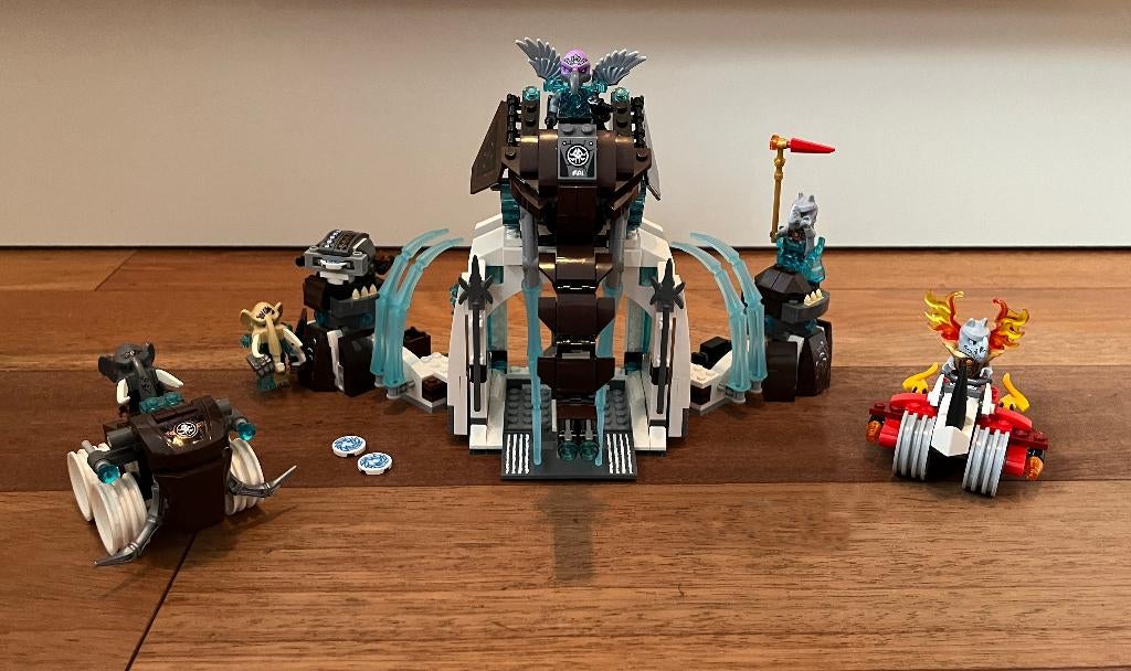 Lego: Legends of Chima Bevroren Mammoetvesting (70226), Ophalen of Verzenden, Zo goed als nieuw, Complete set, Lego