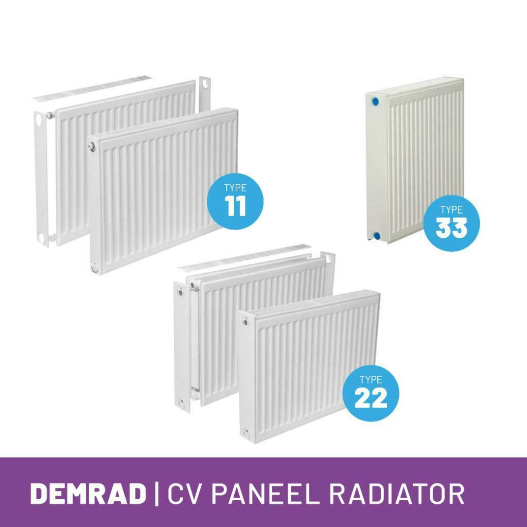 AANBIEDING!! DEMRAD CV Radiatoren & DEMRAD Design Radiatoren, 30 tot 80 cm, Hoog rendement (Hr), Radiator, Nieuw