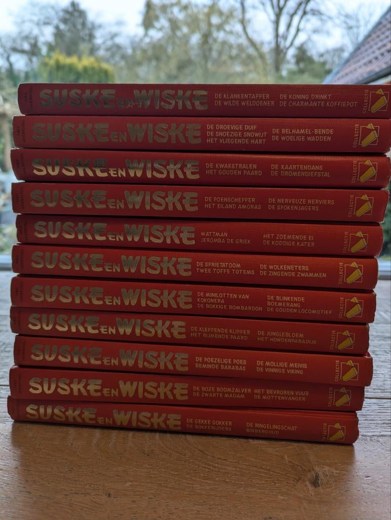 Gratis afhalen: 12 Suske en Wiske verzamelalbums, Boeken, Stripboeken, Meerdere stripboeken, Ophalen, Zo goed als nieuw, Willy Vandersteen