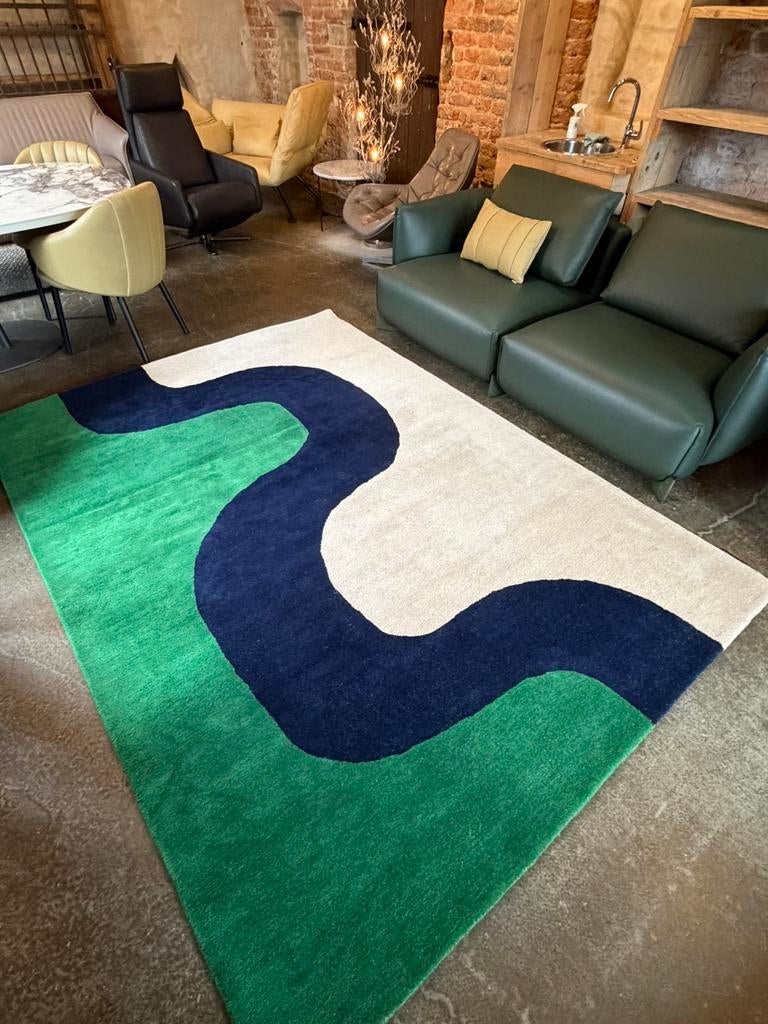 Brink en Campman Marimekko tapijt Seireeni green, Ophalen, Nieuw, Rechthoekig, 200 cm of meer