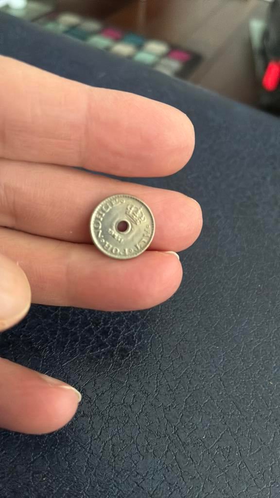 Noorwegen 10 ore 1951, Ophalen of Verzenden, Overige landen