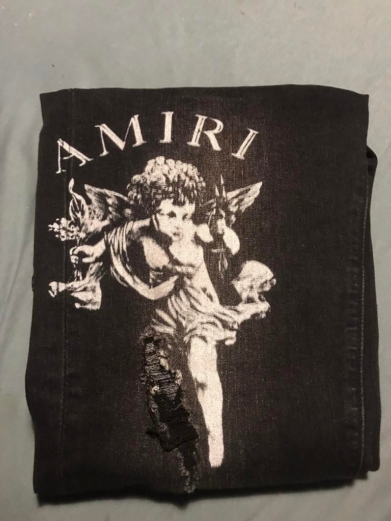 amiri hij is moi maar groote maat en ophaalen, Ophalen of Verzenden, Zo goed als nieuw, Zwart
