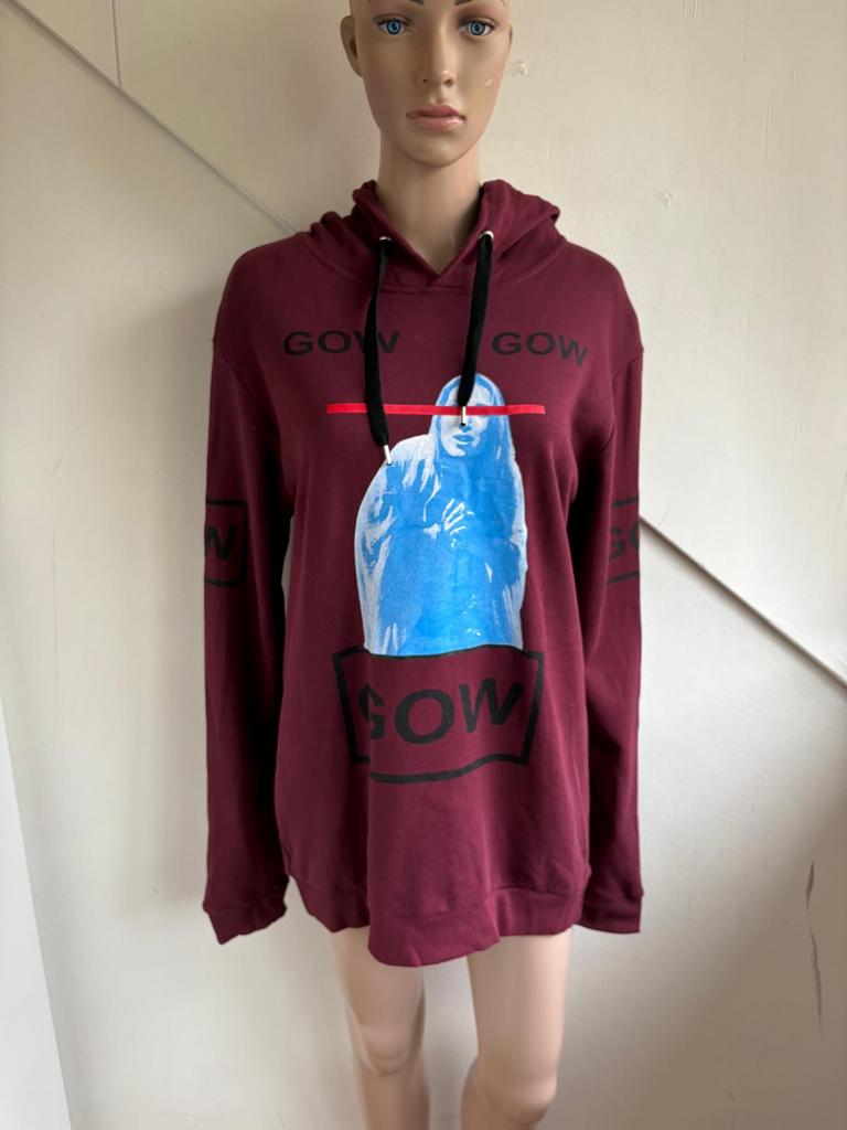 Roberto Garino hoodie ++NIEUW sweater maat L bordeauxrood, Ophalen of Verzenden, Zo goed als nieuw, Rood