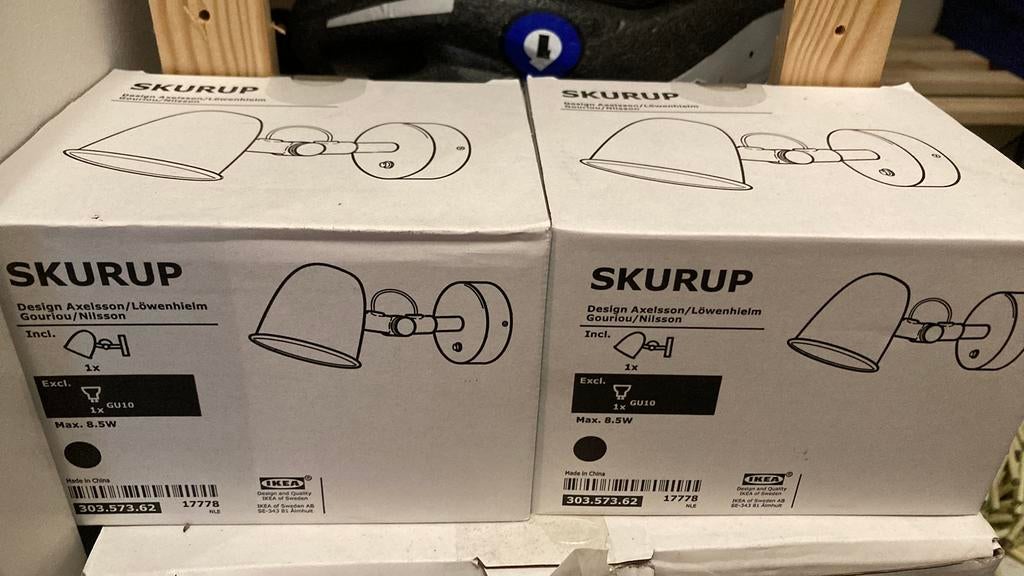 Nieuwe skurup wandlamp, Ophalen, Nieuw