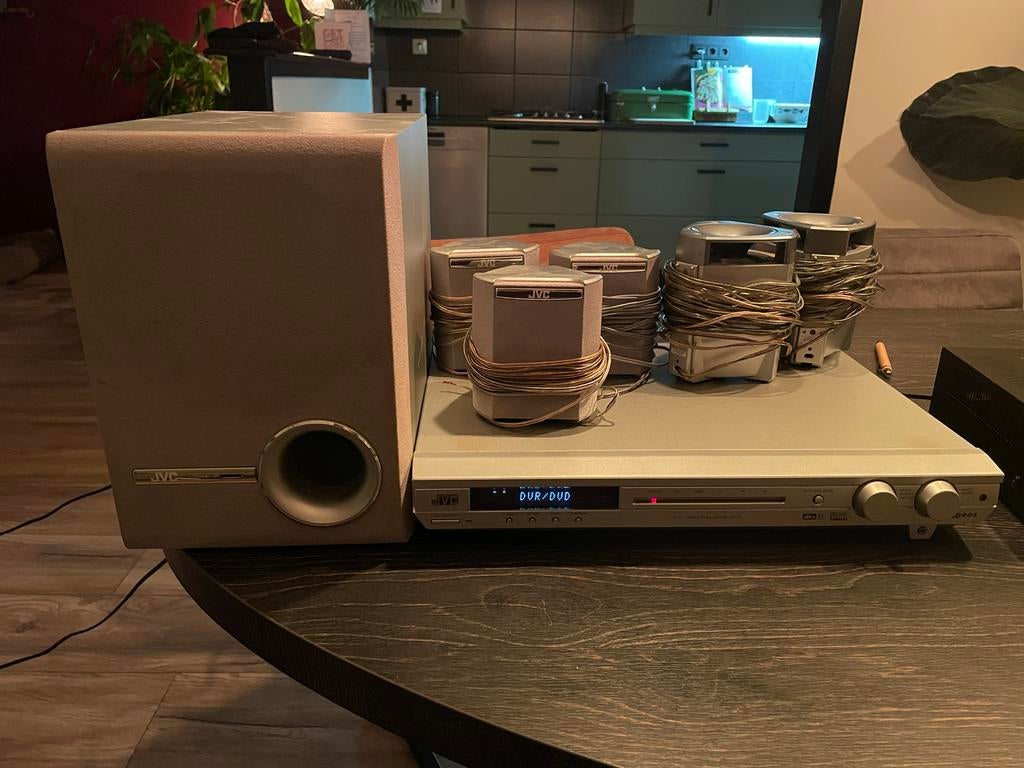 Jvc dolby surroundset en jvc ax-222, Ophalen, Gebruikt, JVC, 60 tot 120 watt