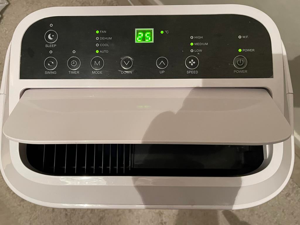 BlueBuilt AC14010 Mobiele Airconditioner, Minder dan 60 m³, Ventileren, 3 snelheden of meer, Ophalen of Verzenden