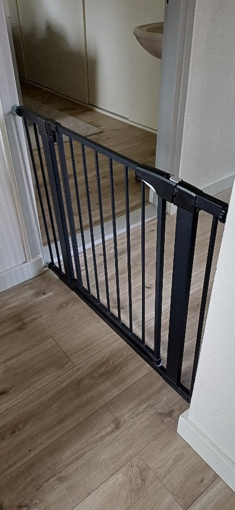 Traphekje zonder boren, Kinderen en Baby's, Traphekjes, Ophalen, Zo goed als nieuw, Klemhekje, Metaal of IJzer